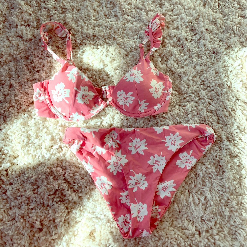 Amuse society bathing suit set